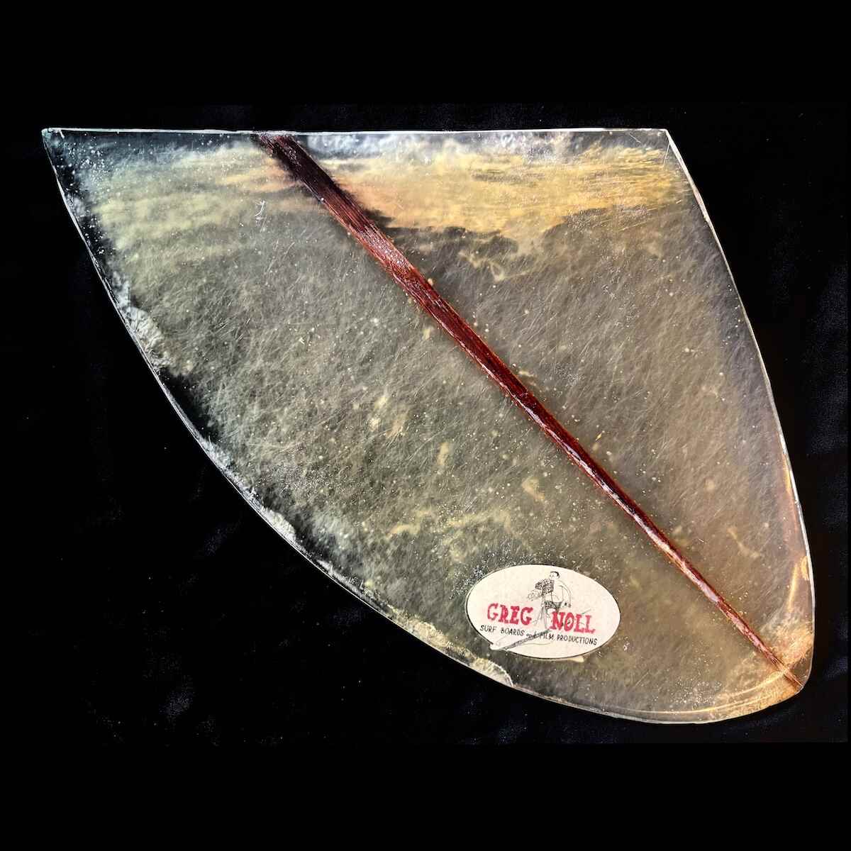 Vintage Surfboard Fins Greg Noll Chopstick Fin Cameraman Logo