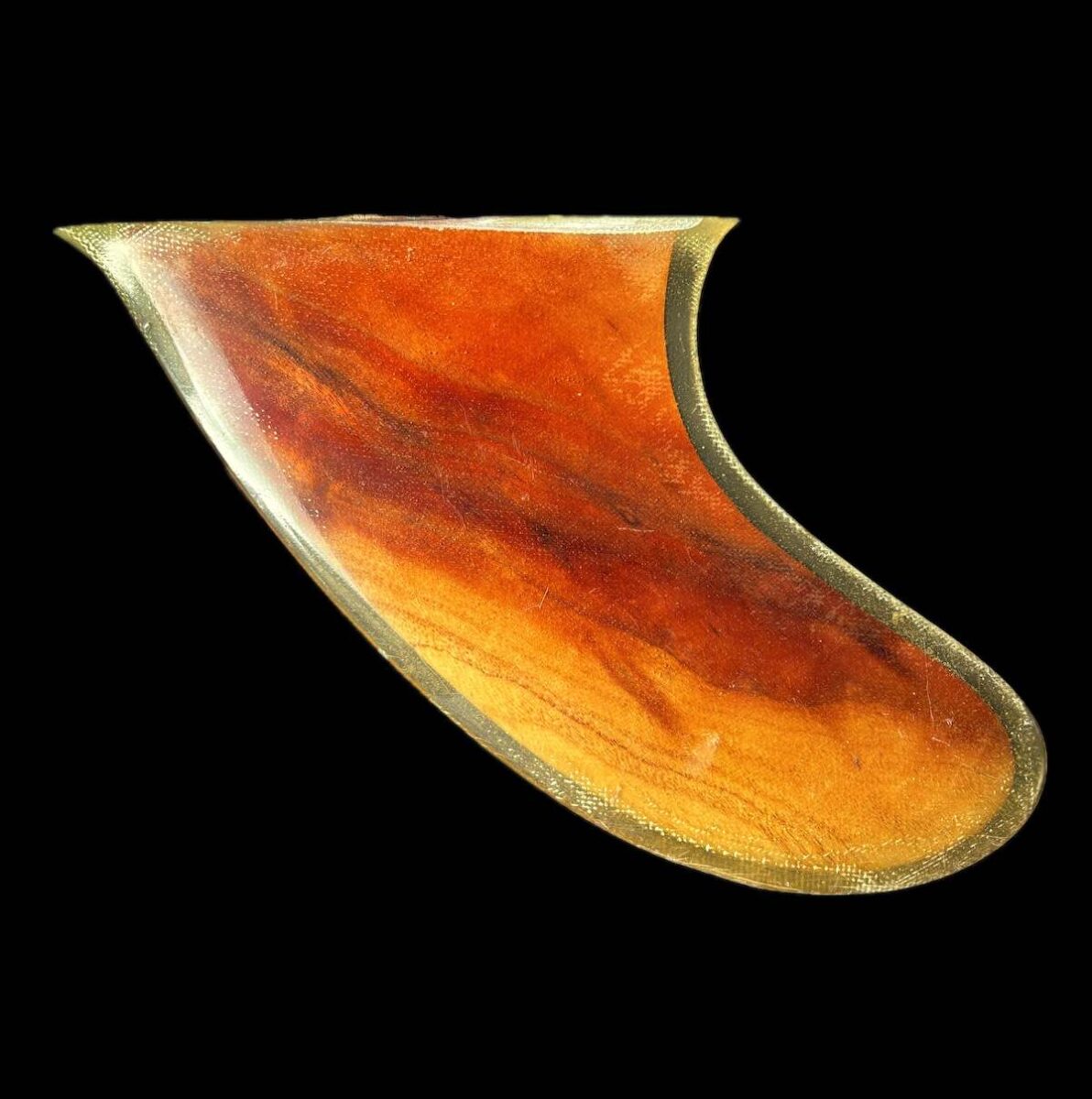 Vintage Surfboard Fins Koa Wood