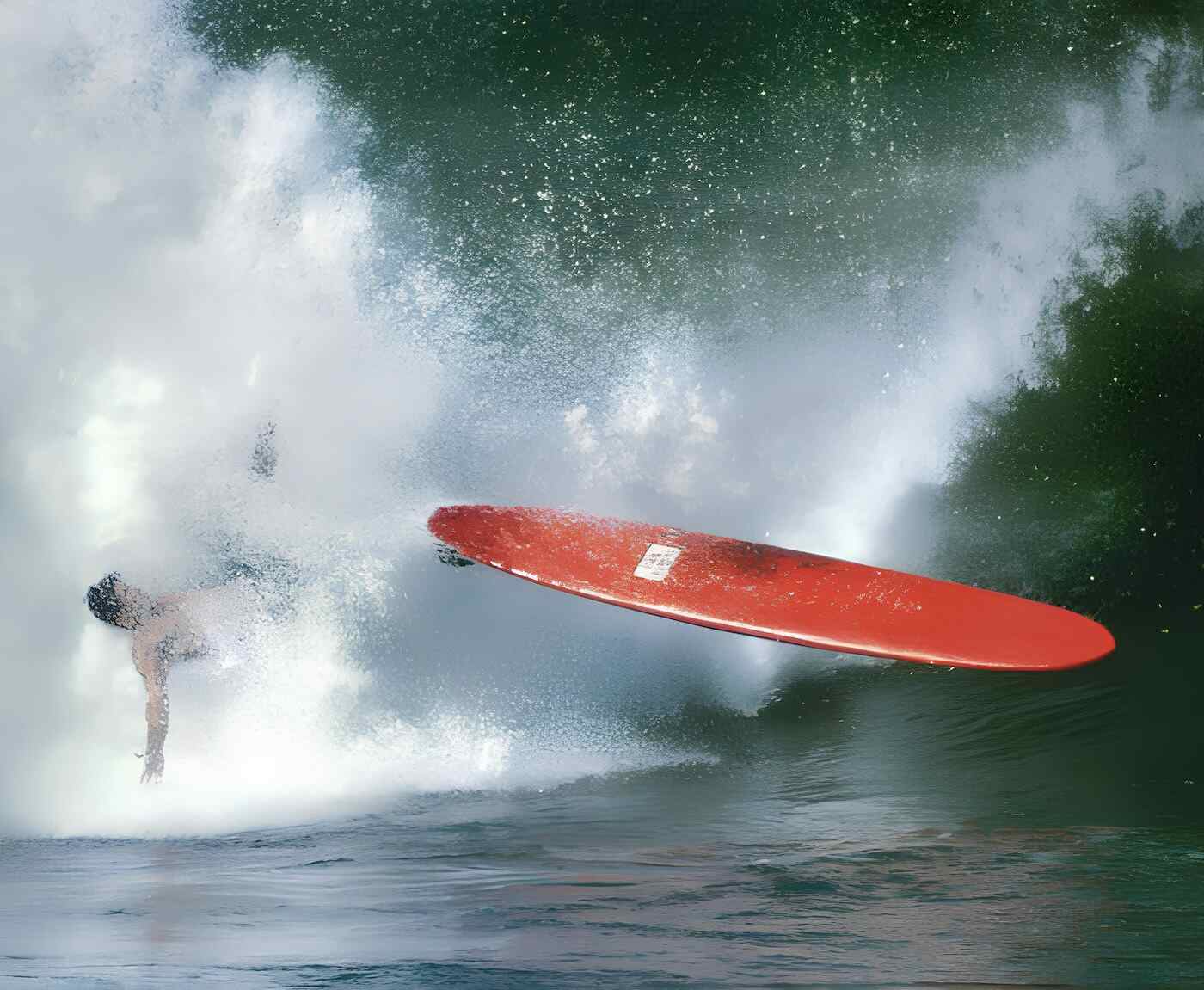 Butch Van Artsdalen Pipeline Red Board Surfboards Hawaii