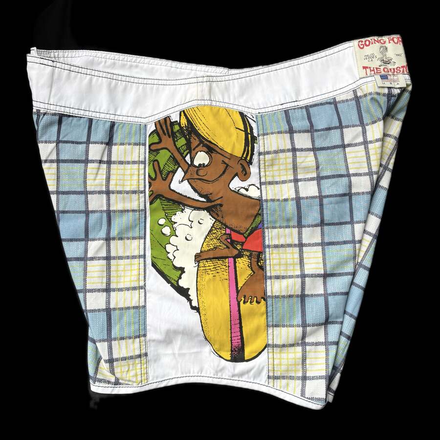 Going for the Gusto Rick Griffin Surfer Murphy Board Shorts Surf