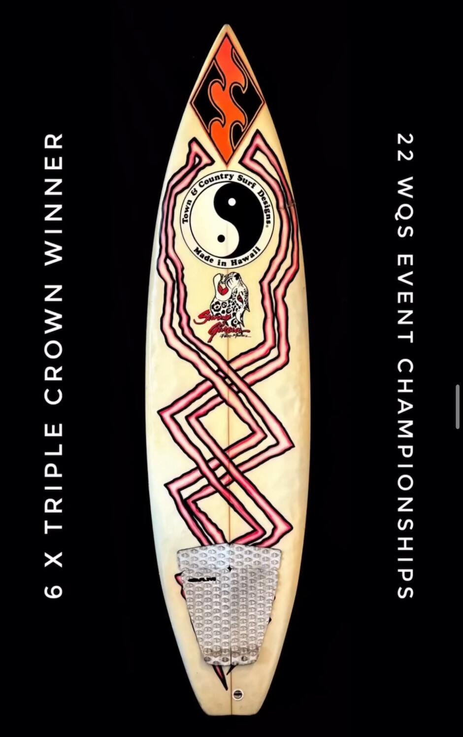 Sunny Garcia Surfboard for Sale T&C Shaped by Ned McMann
