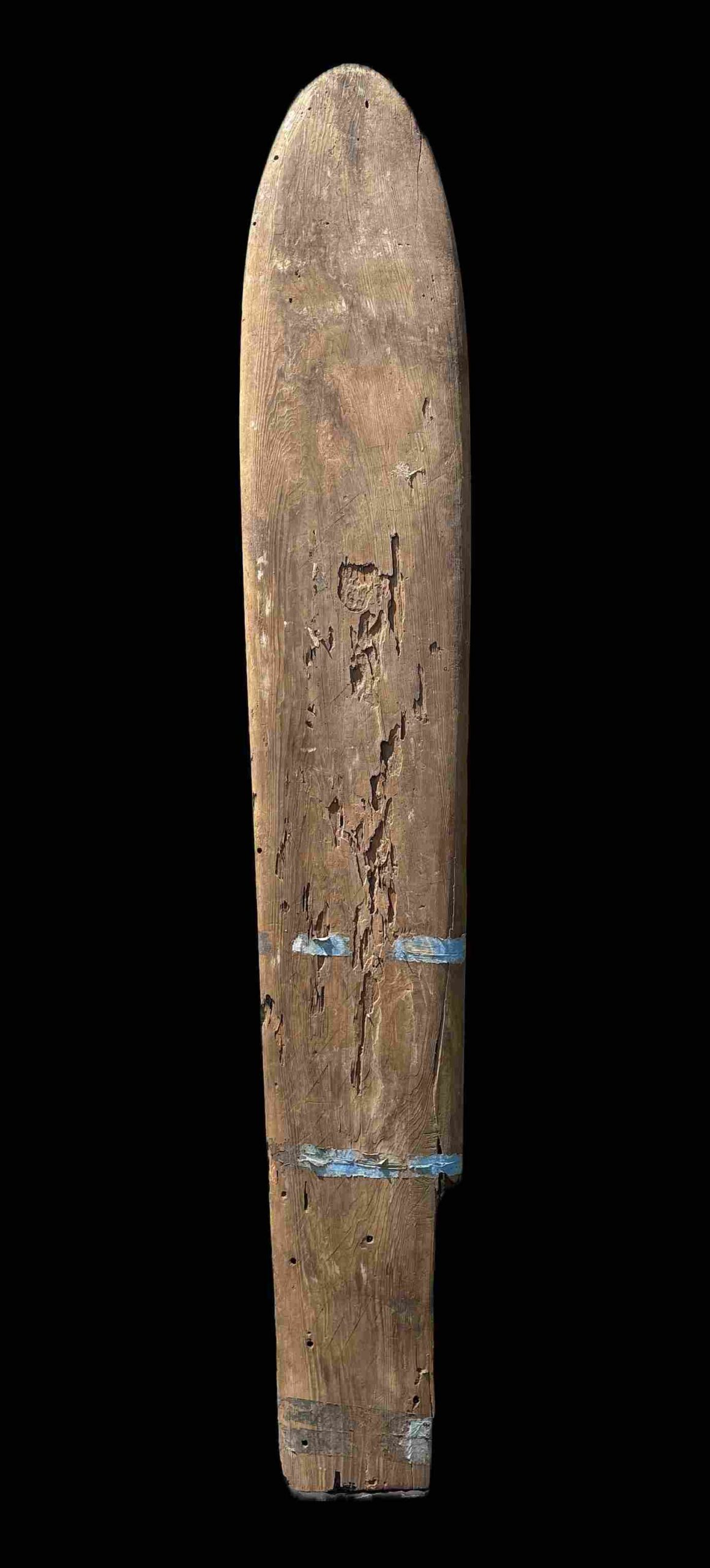 Old Vintage Wood Surfboard for Sale 11' Makaha Plank 1920 1930