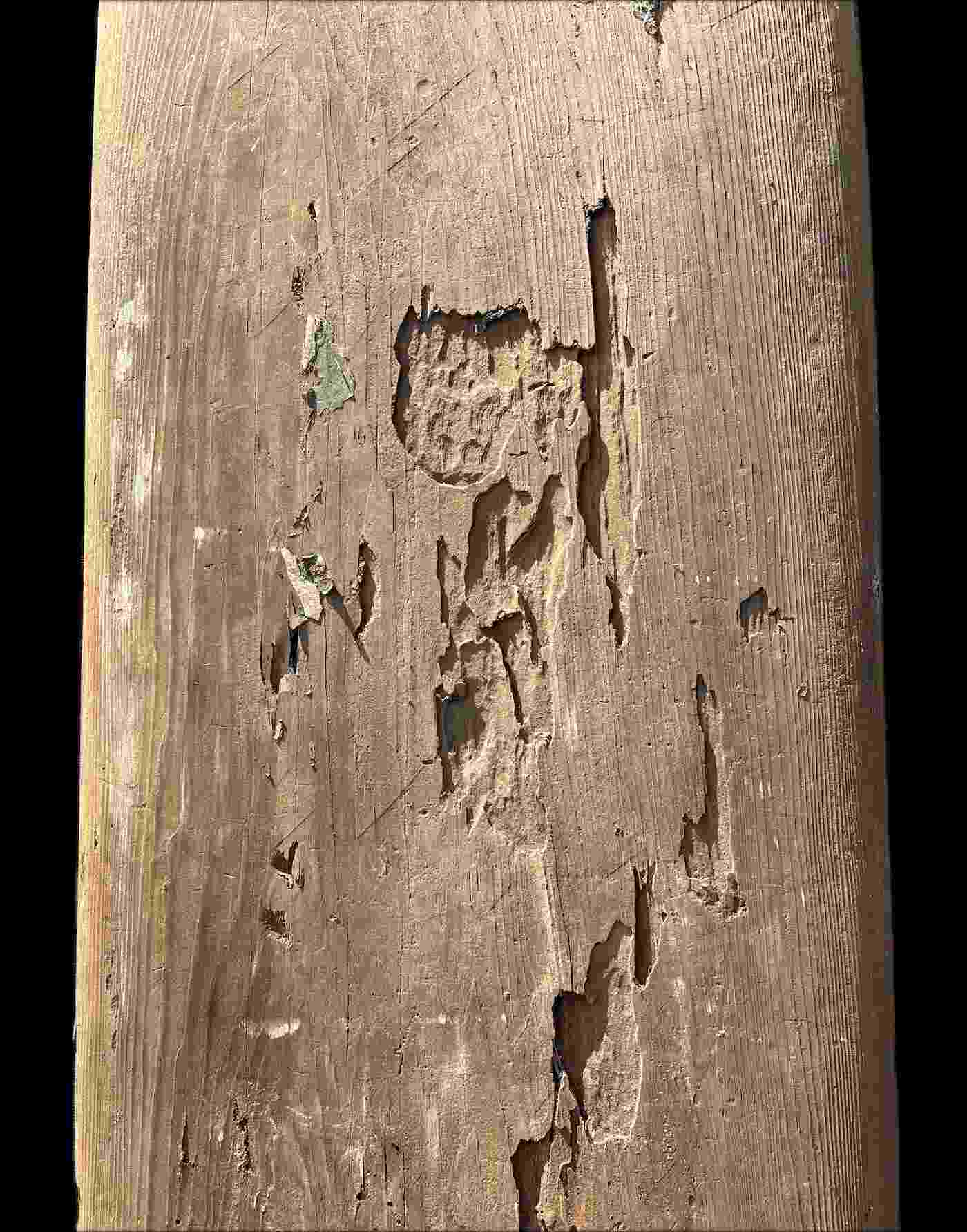 Old Vintage Wood Surfboard | 11' Makaha Plank - Image 3