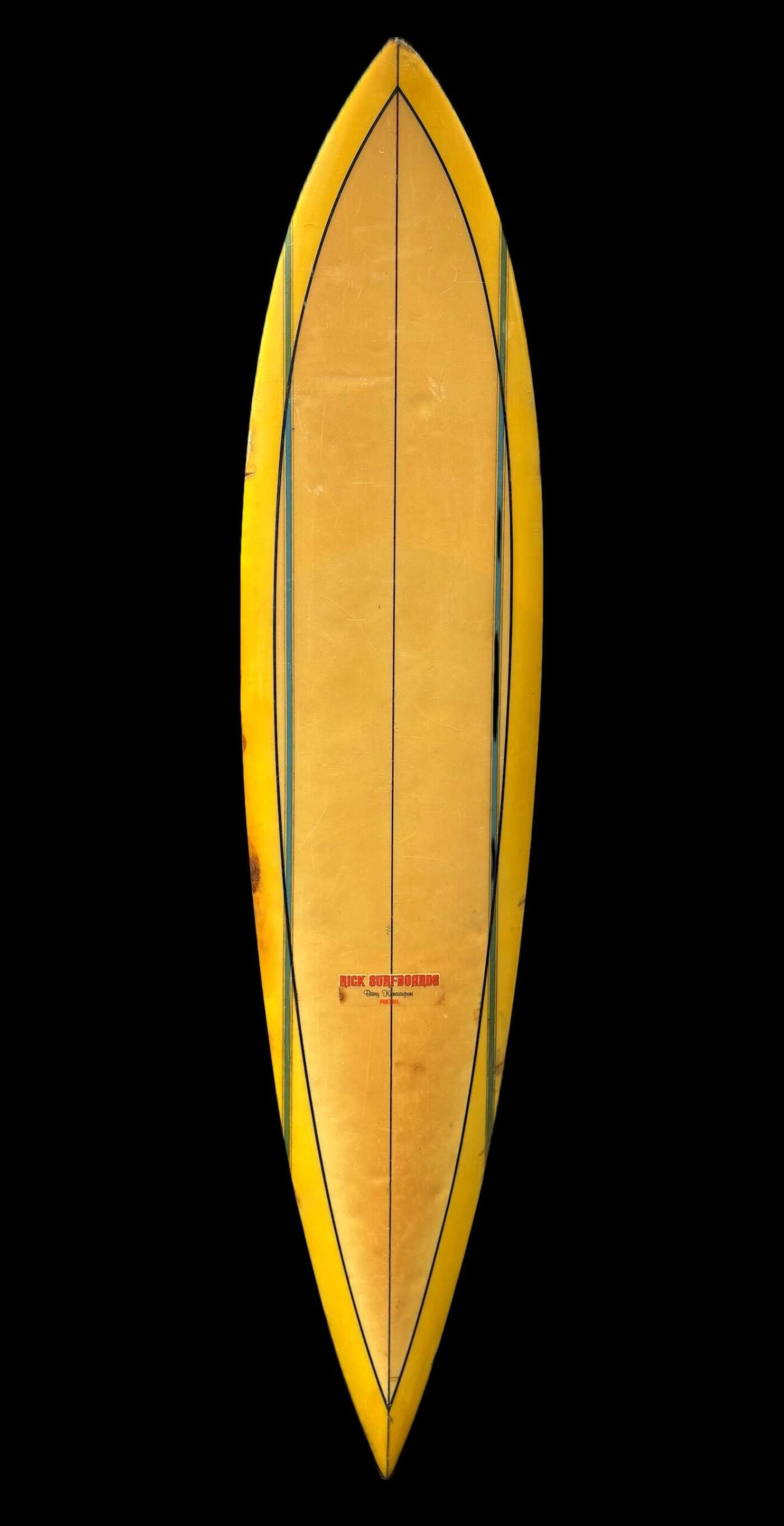 Rick Surfboards Barry Kanaiaupuni Model Pintail Mini-Gun - Image 4