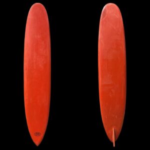Velzy Surfboard for Sale | 1960s Pop Out Orange Single Fin